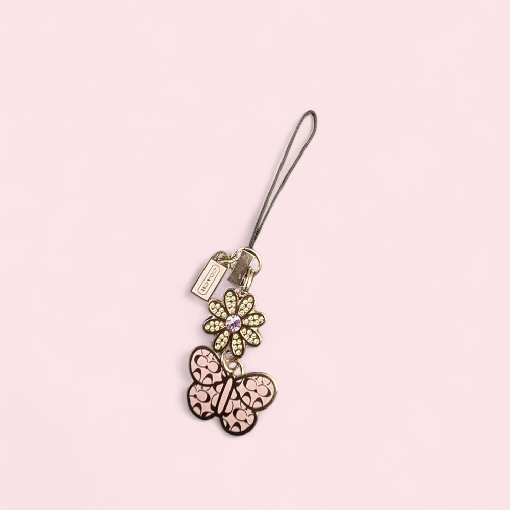 Coach purse or phone charm